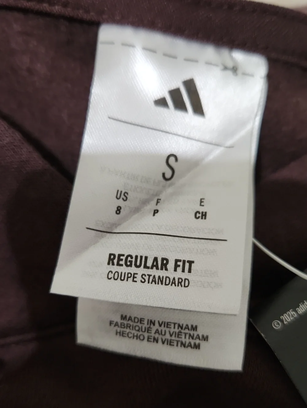 NWT! Kids Adidas Dark Brown Pullover Hoodie Sweatshirt with Logo Size Small